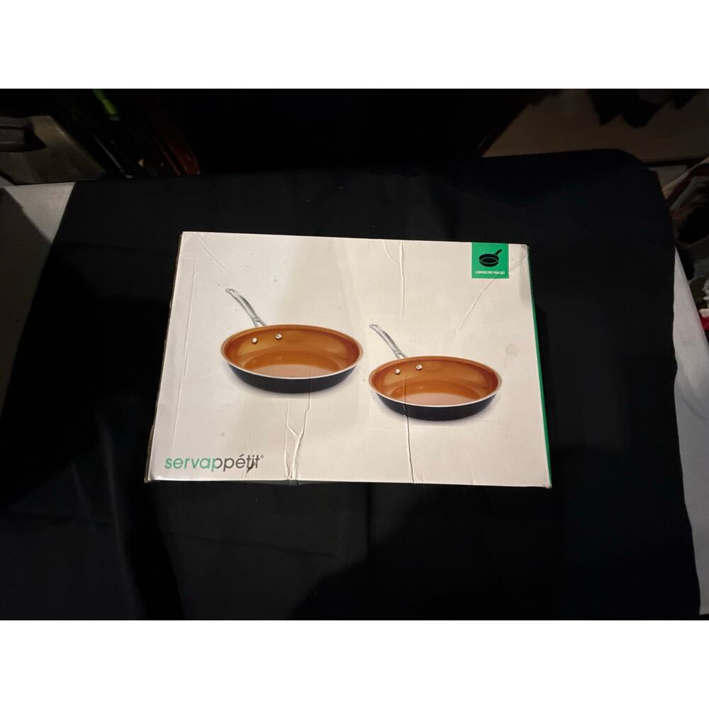 Servapetit - Copper Pan Set 2 - new in box